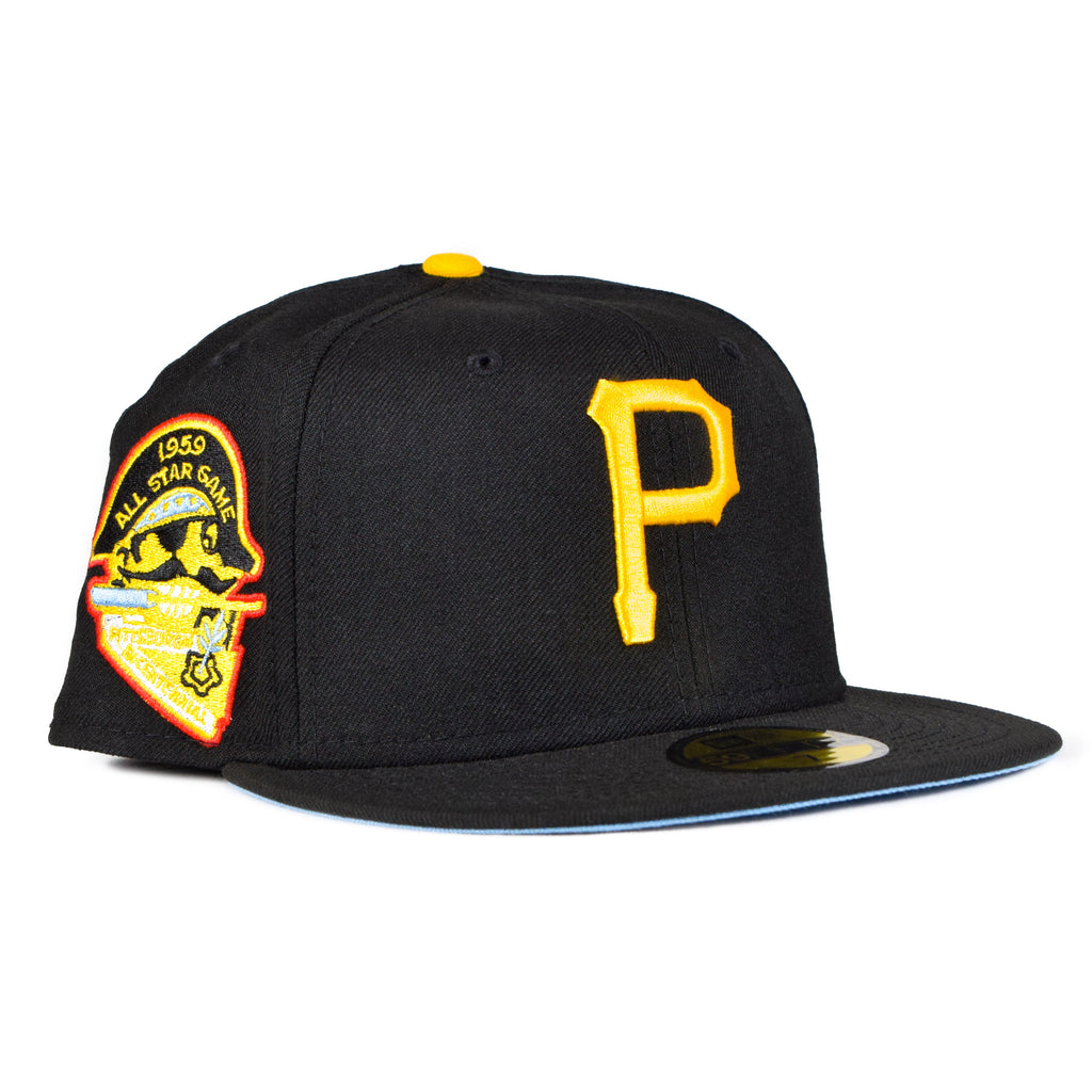 New Era Pittsburgh Pirates Black/Yellow 1959 All-Star Game 59FIFTY Fitted Hat