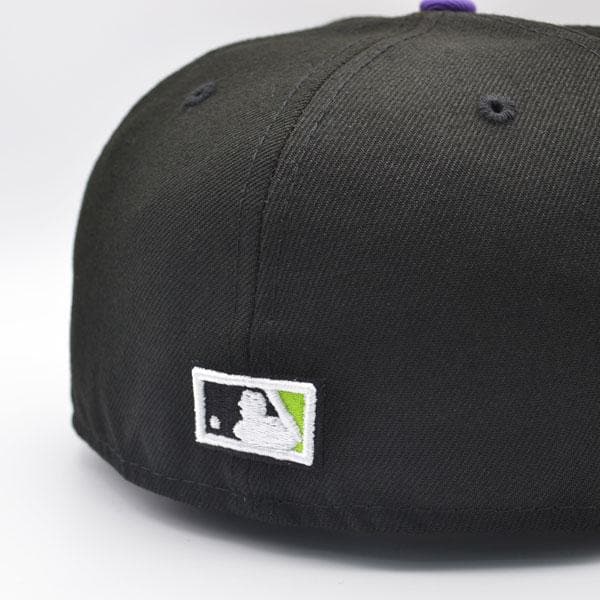 New Era Tampa Bay Devil Rays 2008 Black/Lime Green WORLD SERIES Exclusive 59Fifty Fitted Hat