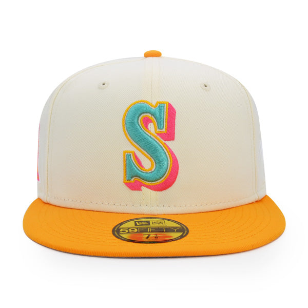 New Era Seattle Mariners 40th Anniversary Chrome/Orange 59FIFTY Fitted Hat