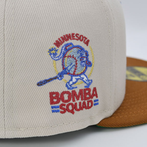 New Era Minnesota Twins Bomba Squad Stone/Toasted Peanut 59FIFTY Fitted Hat