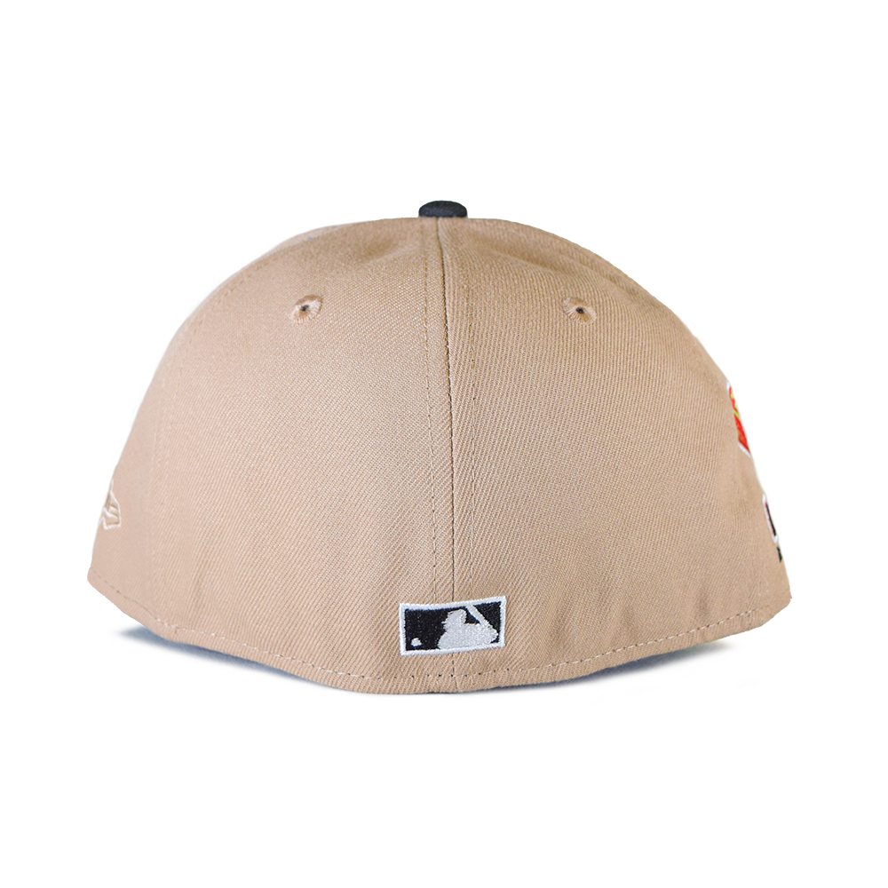 New Era Brooklyn Dodgers 'Antonio' Ebbets Field Tan/Black Neon UV 59FIFTY Fitted Hat