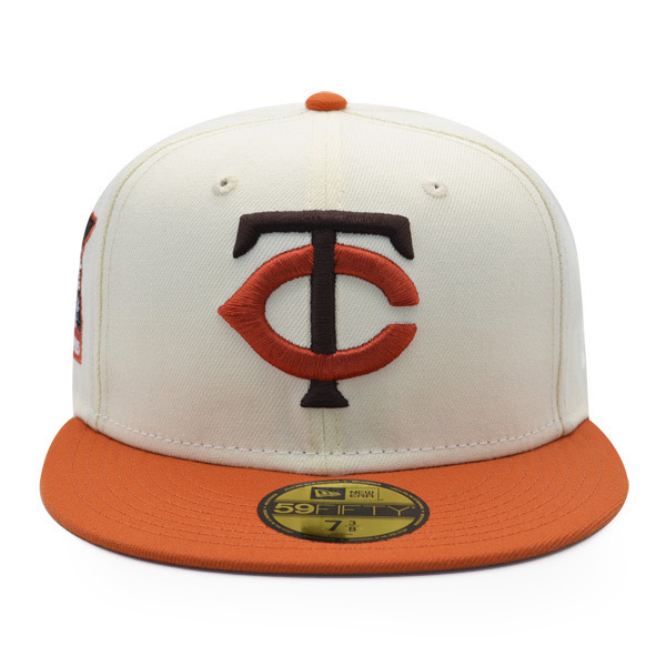 New Era Minnesota Twins Chrome/Orange 1965 All-Star Game 59FIFTY Fitted Hat