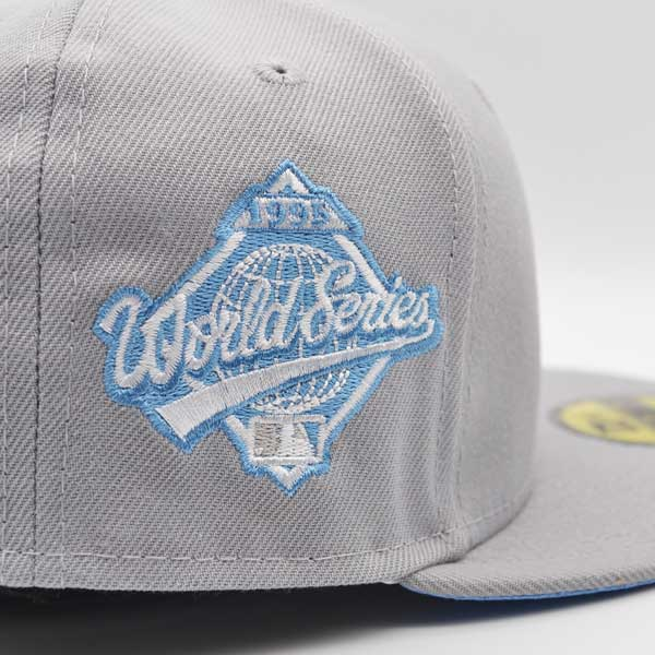 New Era Atlanta Braves Gray/Sky Blue 1995 World Series 59FIFTY Fitted Hat