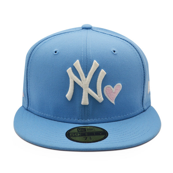 New Era New York Yankees Sky Blue 27x World Series Champions 59FIFTY Fitted Hat
