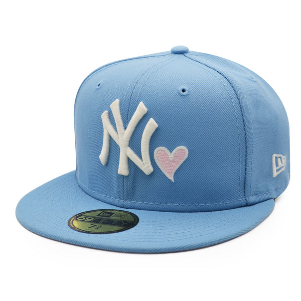 New Era New York Yankees Sky Blue 27x World Series Champions 59FIFTY Fitted Hat
