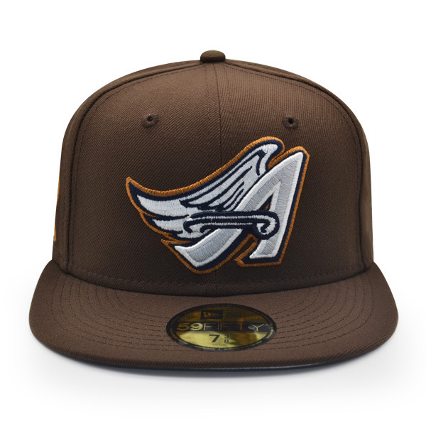 New Era Anaheim Angels Walnut/Silver 50th Anniversary 59FIFTY Fitted Hat