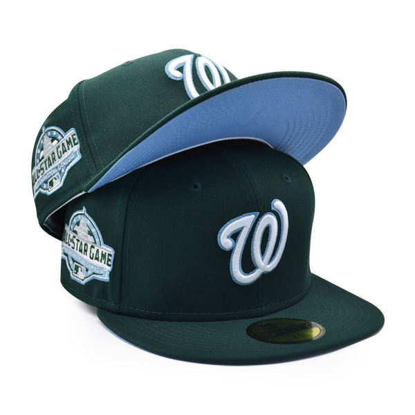 New Era Washington Nationals Pine Green/Icy Blue 2018 All-Star Game 59FIFTY Fitted Hat