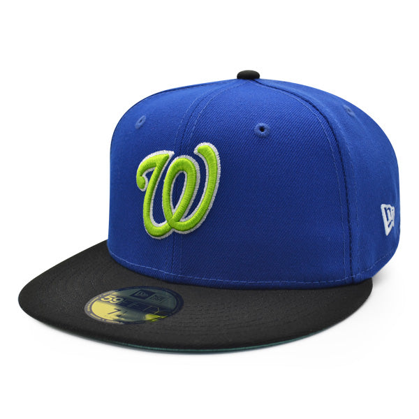 New Era Washington Nationals  Royal/Lime Green 2019 World Series Mint Bottom 59FIFTY Fitted Hat
