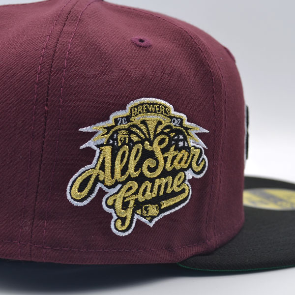 New Era Maroon/Black Milwaukee Brewers 2002 All-Star Game 59FIFTY Fitted Hat