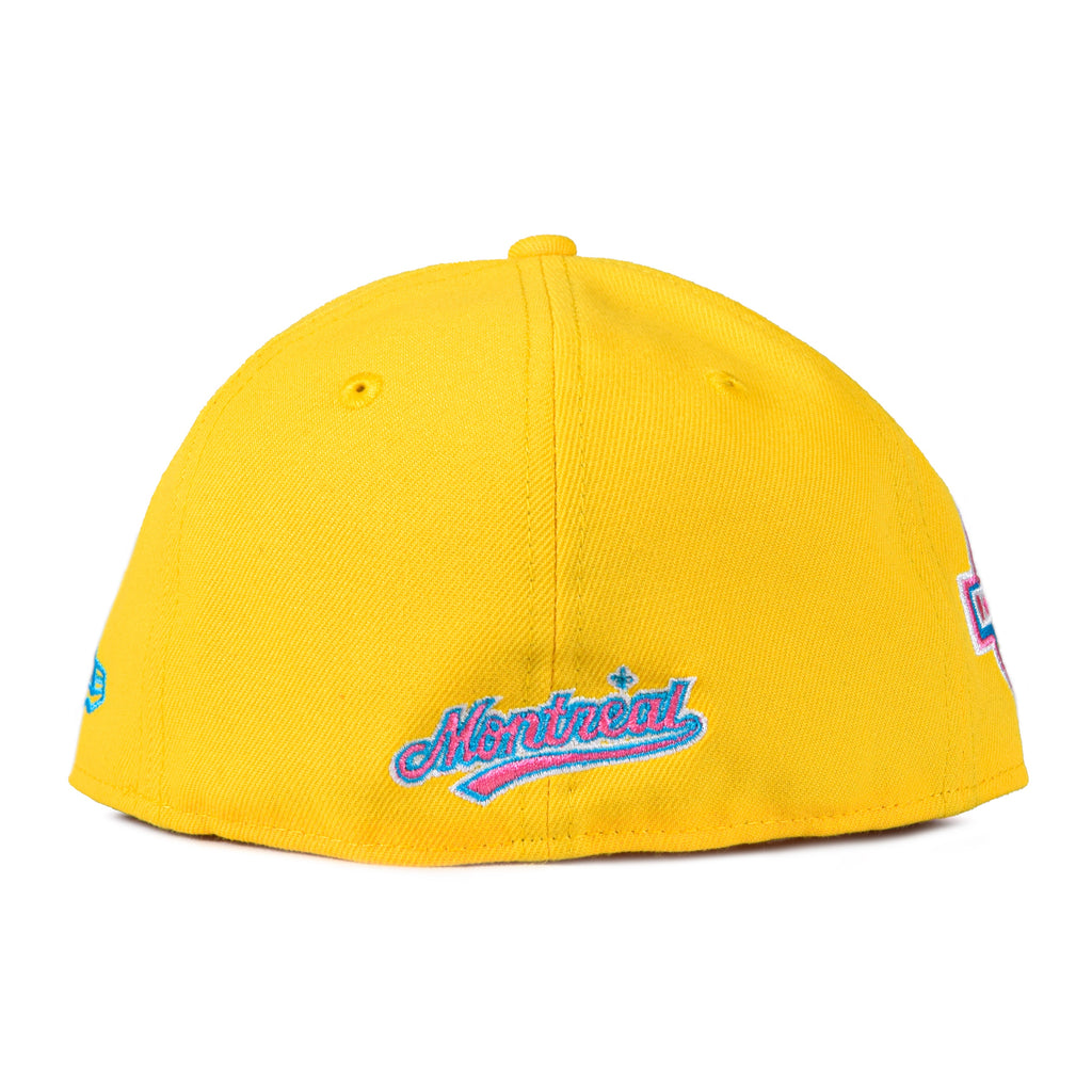 New Era Montreal Expos 'Starlight' Yellow/Pink 59FIFTY Fitted Hat