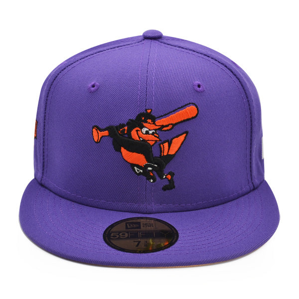 New Era Baltimore Orioles Purple/Peach 60th Anniversary 59FIFTY Fitted Hat