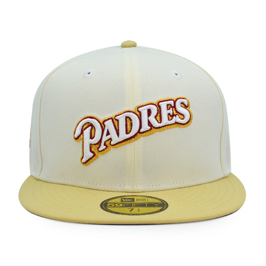New Era San Diego Padres 40th Anniversary Chrome/Vegas Gold 59FIFTY Fitted Hat