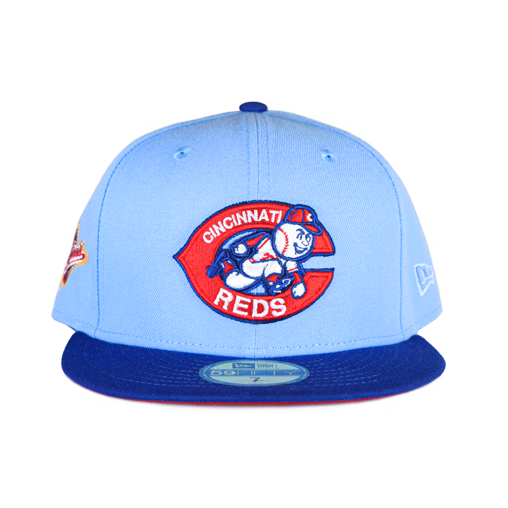 Cincinnati Reds Rope Hat New Era Cincinnati Reds 'Frostbite' 59FIFTY Fitted Hat