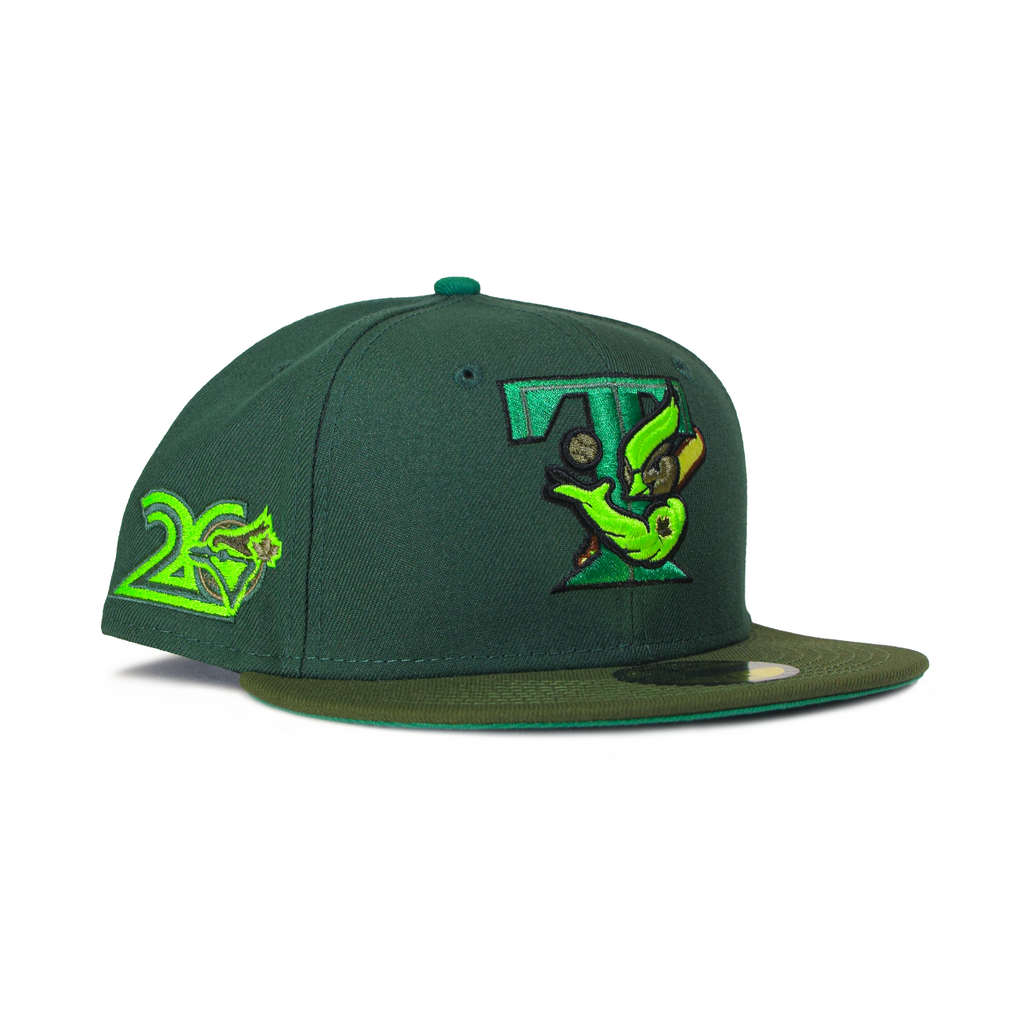New Era Toronto Blue Jays "Portal Pack" Dark Green/Lime 59FIFTY Fitted Hat