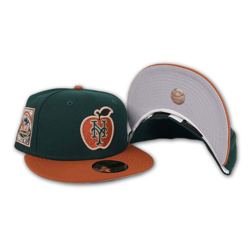 New Era New York Mets Dark Green/Rust 25th Anniversary 59FIFTY Fitted Hat