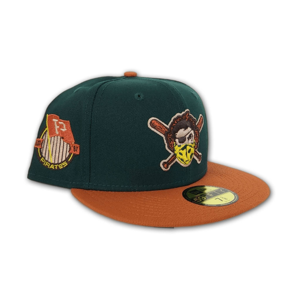 New Era Pittsburgh Pirates Dark Green/Rust 59FIFTY Fitted Hat