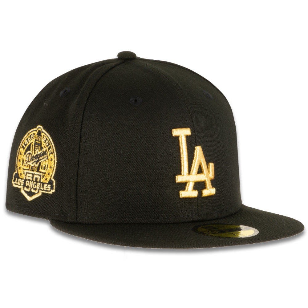New Era x JS Los Angeles Dodgers Black & Gold 2023 59FIFTY Fitted Hat