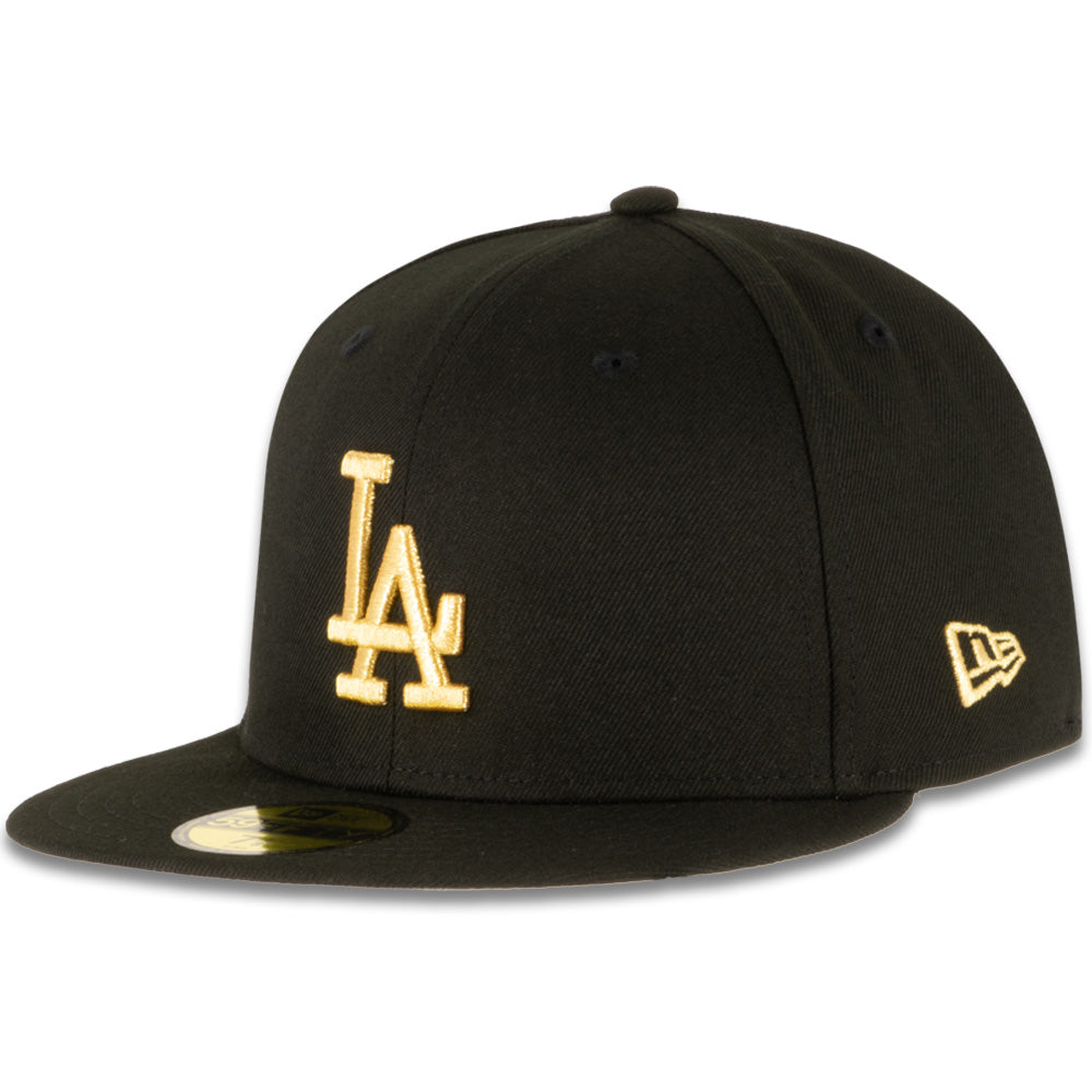 New Era x JS Los Angeles Dodgers Black & Gold 2023 59FIFTY Fitted Hat