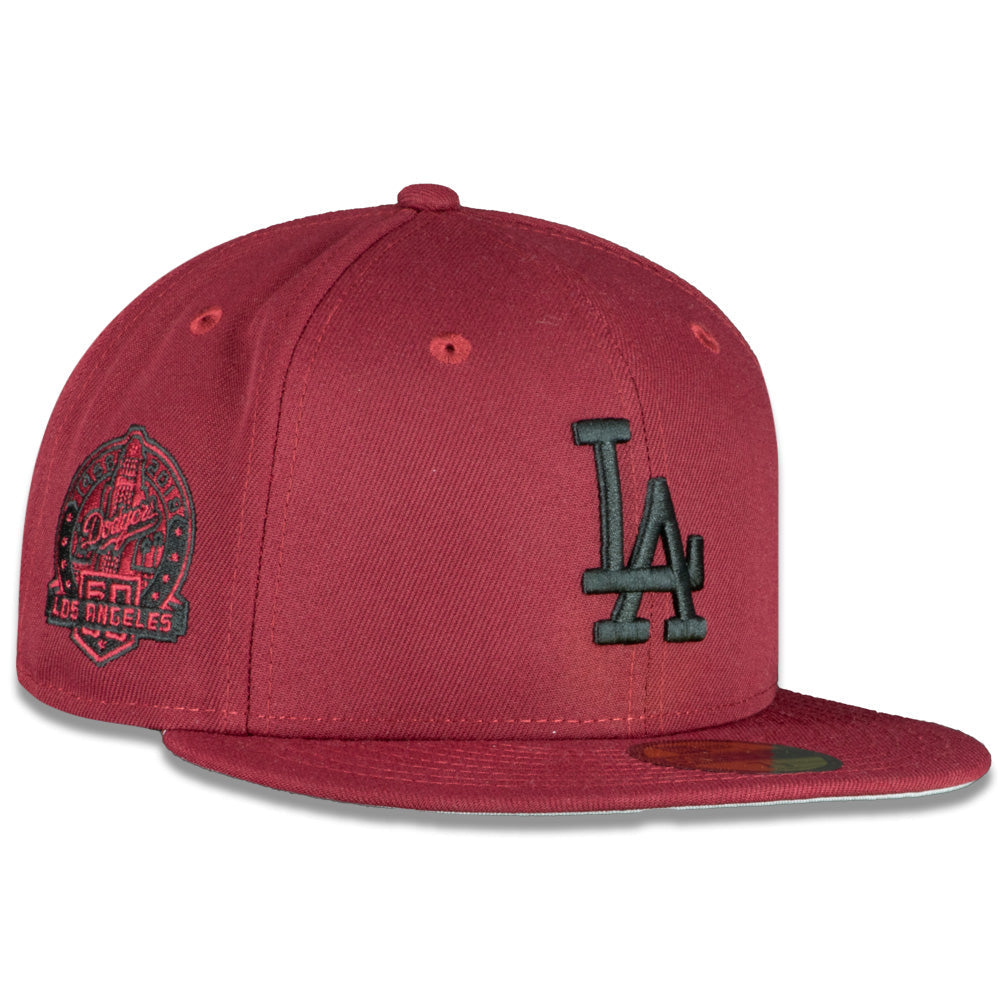 New Era Los Angeles Dodgers Red Wine 2023 59FIFTY Fitted Hat