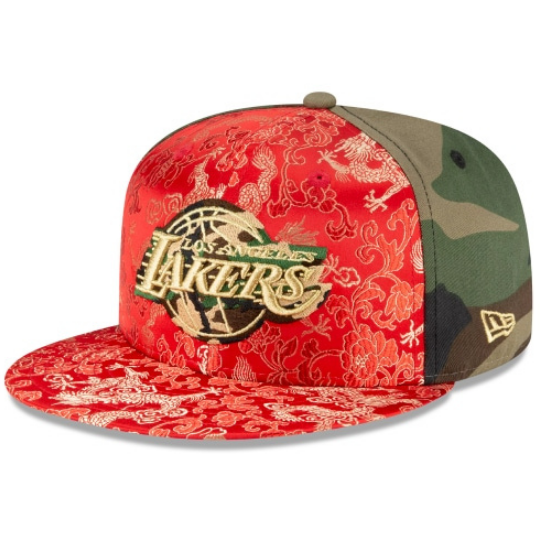 New Era Los Angeles Lakers Dragon Satin 59Fifty Fitted Hat