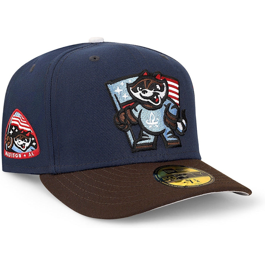 New Era Rocket Raccoon Trash Pandas Navy Blue/Brown 59FIFTY Fitted Hat