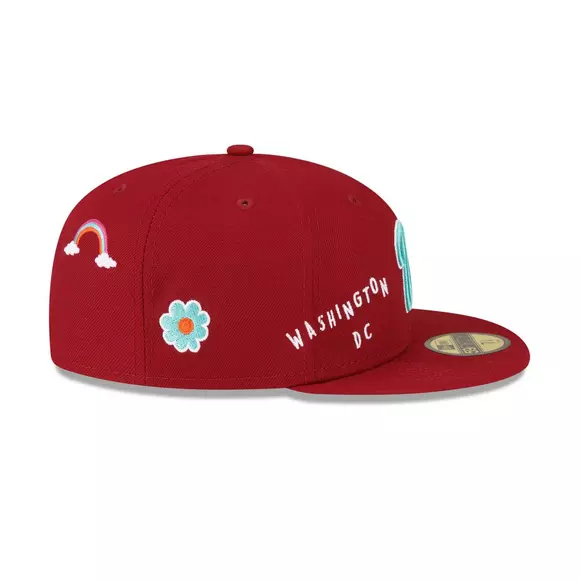 New Era x  Hibbett Washington Nationals Have A Happy Day Pack 59FIFTY Fitted Hat