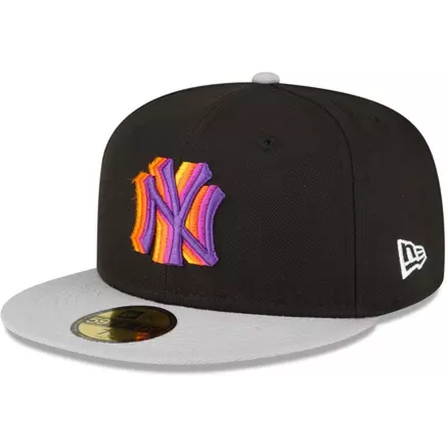 New Era New York Yankees Black Tonal 59FIFTY Fitted Hat - Hibbett