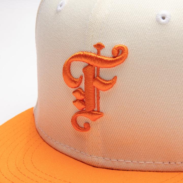New Era x Feature Off-White & Dim Orange 59FIFTY Fitted Hat