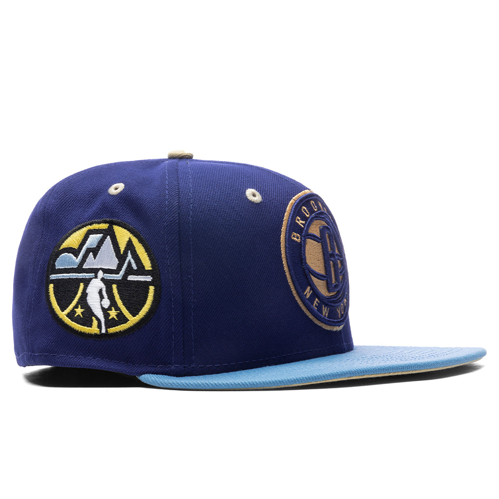 New Era x Feature Brooklyn Nets Navy/Sky/Tan 2023 59FIFTY Fitted Hat