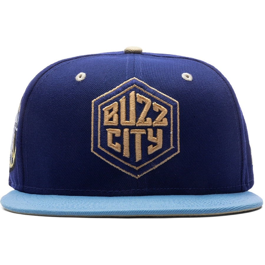 New Era x Feature Charlotte Hornets Navy/Sky/Tan 2023 59FIFTY Fitted Hat