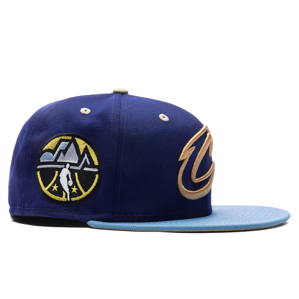 New Era x Feature Cleveland Cavaliers Navy/Sky/Tan 2023 59FIFTY Fitted Hat