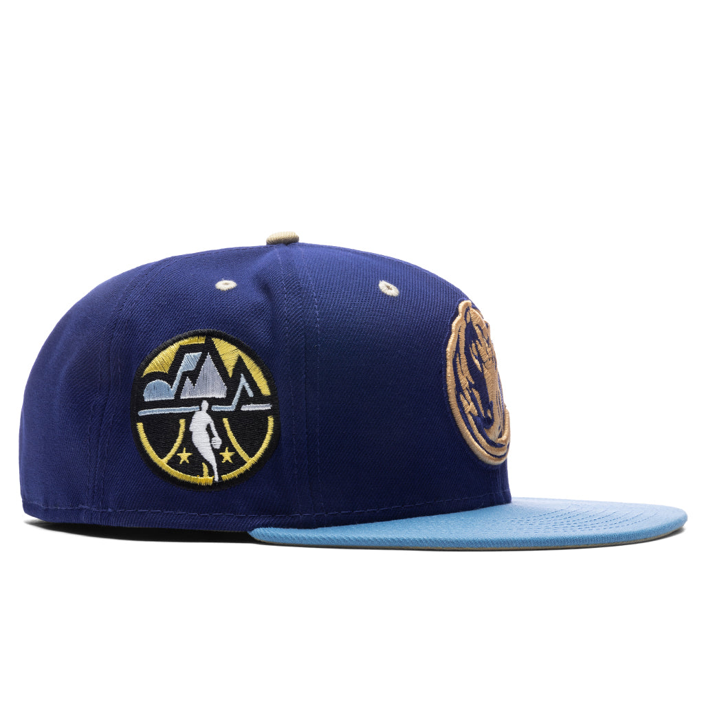 New Era x Feature Dallas Mavericks Navy/Sky/Tan 2023 59FIFTY Fitted Hat