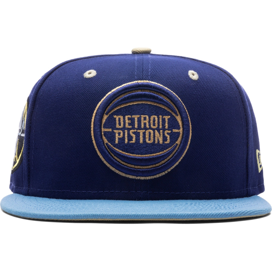 New Era x Feature Detroit Pistons Navy/Sky/Tan 2023 59FIFTY Fitted Hat