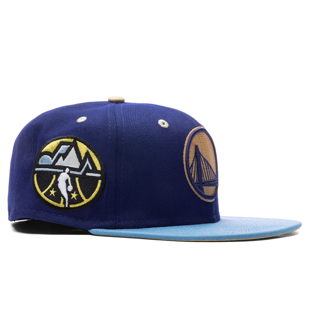 New Era x Feature Golden State Warriors Navy/Sky/Tan 2023 59FIFTY Fitted Hat