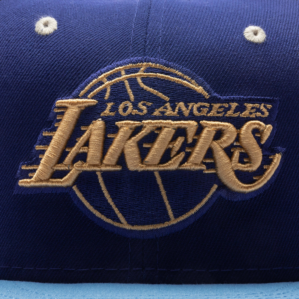 New Era x Feature Los Angeles Lakers Navy/Sky/Tan 2023 59FIFTY Fitted Hat