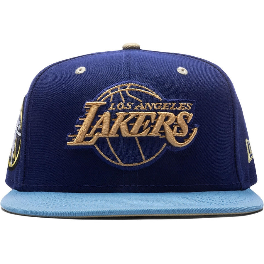 Los Angeles Lakers BLACKDANA BOTTOM Red Fitted Hat