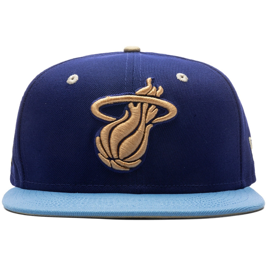 New Era x Feature Miami Heat Navy/Sky/Tan 2023 59FIFTY Fitted Hat