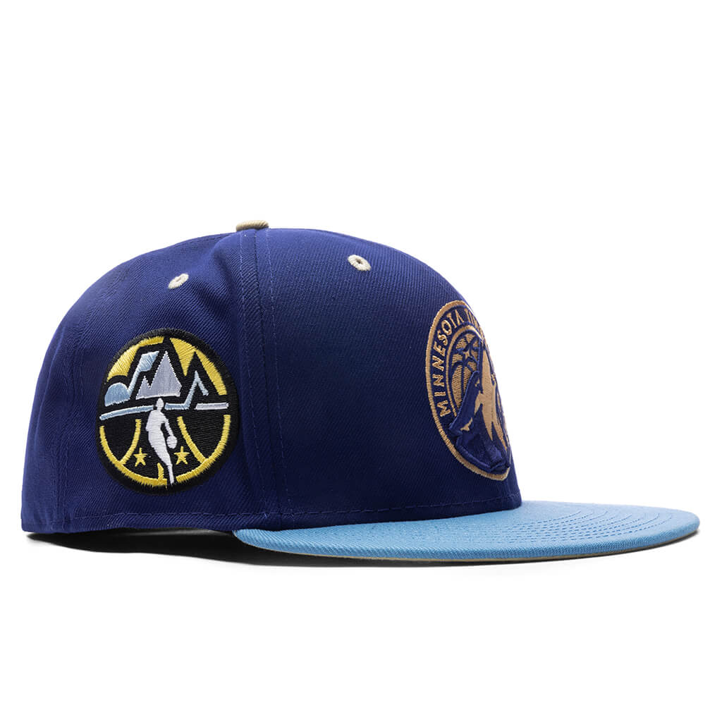 New Era x Feature Minnesota Timberwolves Navy/Sky/Tan 2023 59FIFTY Fitted Hat