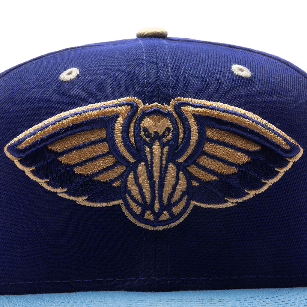 New Era x Feature New Orleans Pelicans Navy/Sky/Tan 2023 59FIFTY Fitted Hat
