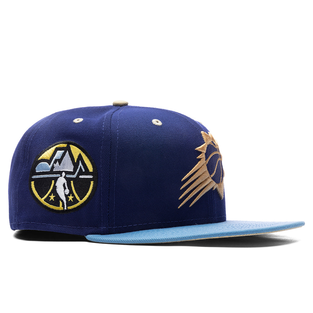 New Era x Feature Phoenix Suns Navy/Sky/Tan 2023 59FIFTY Fitted Hat