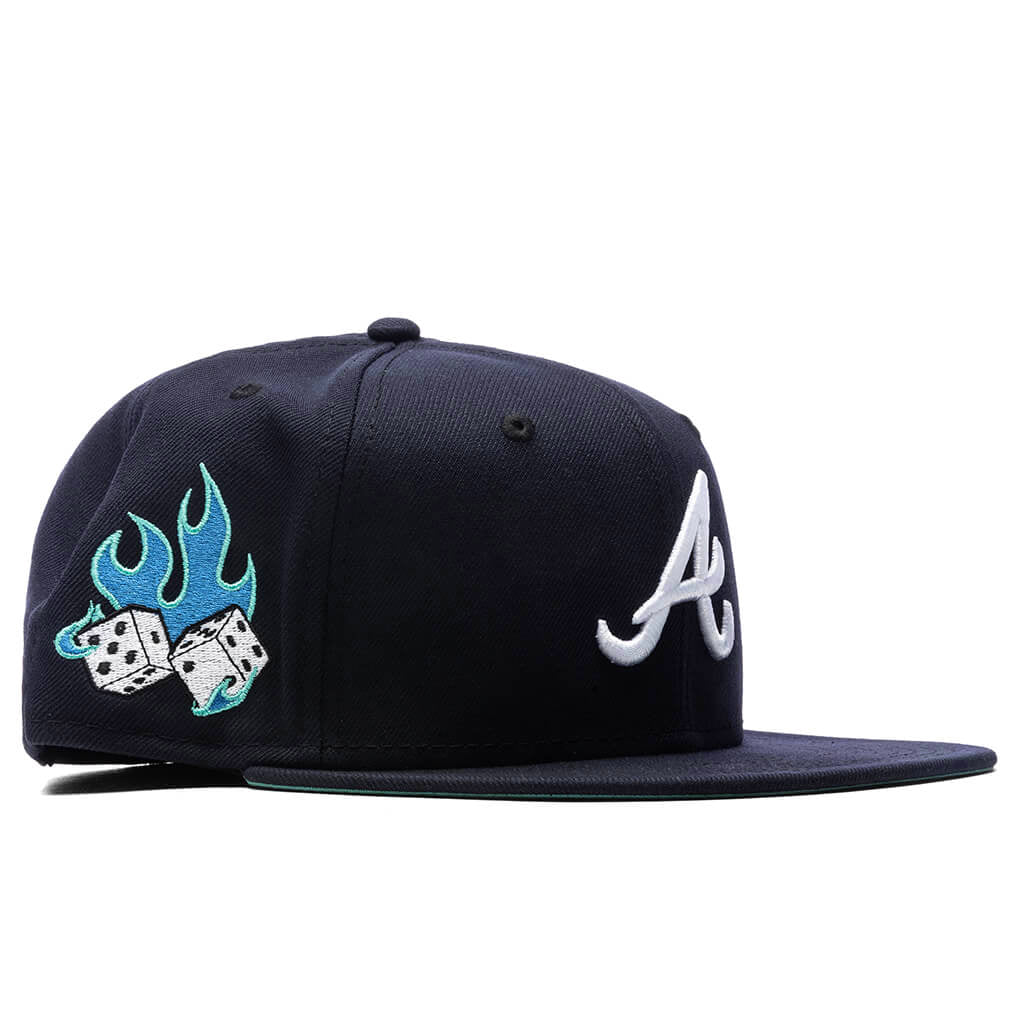 New Era x Feature Atlanta Braves 'Flaming Dice' 59FIFTY Fitted Hat