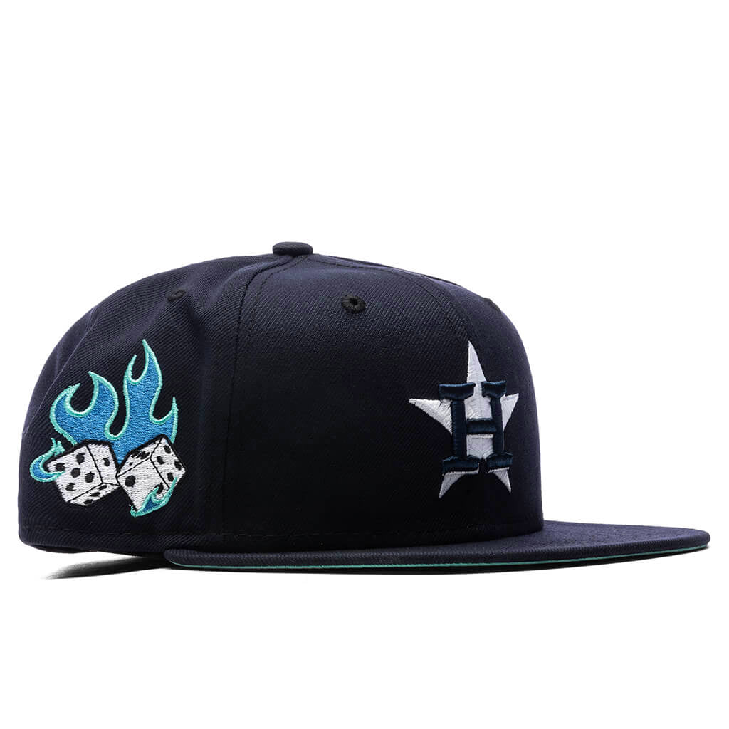 New Era x Feature Houston Astros 'Flaming Dice' 59FIFTY Fitted Hat