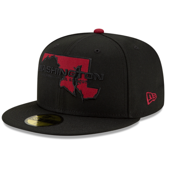 New Era Washington Football Team State Logo Reflect Fitted Hat