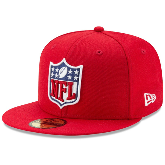 New Era NFL Shield Red Logo 59FIFTY Fitted Hat