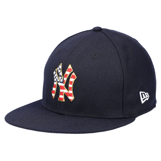New Era Mike Harkey #60 Player-Issued Yankee American Flag Fitted Hat