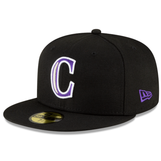 New Era Colorado Rockies Ligature 59Fifty Fitted Hat