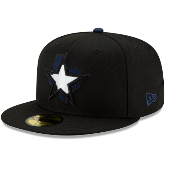 New Era Dallas Cowboys State Logo Reflect Fitted Hat
