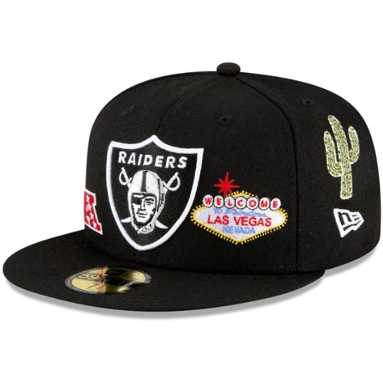 Raiders online fitted hat