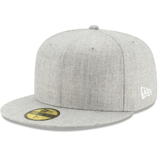 New Era Blank Heather Gray 59Fifty Fitted Hat