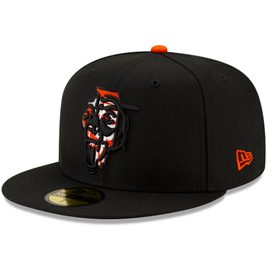 New Era Chicago Bears State Logo Reflect Fitted Hat